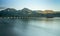 Dawn and sunrise at Hanalei Bay and Pier on Kauai Hawaii