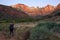 Dawn at Towers of the Virgin, Zion National Park, Utah