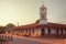 Dawn in the town hall of the Concepcion village, jesuit missions in the Chiquitos region, Bolivia