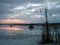 Dawn on Tulchinskom lake.
