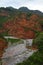 Dawn in the valleys of himachal. Valley,