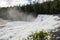 Dawson Falls, Murtle River, Wells Gray Provincial Park, British Columbia, Canada.