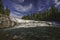 Dawson Falls, Wells Gray Provincial Park, near Clearwater, British Columbia, Canada