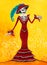 Day of the Dead Catrina Skeleton