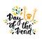 Day of the Dead lettering illustration