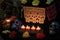 Day of the Dead papel picado Altar and decorations