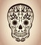 Day of the Dead Skull - tattoo skull