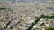 Day high view of city of Paris France 4k footage