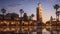 At Day\\\'s Close. The Peaceful Majesty of Koutoubia Mosque. Generative AI