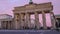 Day to dusk time-lapse from Berlin Tower to Brandenburg Gate