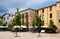 Day view of own square in Besalu