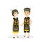 Dayak Traditional Clothes Vector