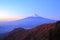 Daybreak at the Mt. Fuji