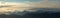 Daybreak Over Mountains Panorama