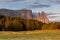 Daybreak on Seiser Alm, South Tyrol