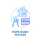 Daycare homebased services concept icon