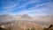 Daylight Sand Storm time lapse at Mount Batok, Bromo Tengger Semeru National Park, East Java, Indonesia.