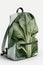 Daypack with pak choi vegetable design. Shoulder bag, backpack, small unisex bag, daypack on white background, AI generative