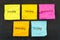 Days of Week Sticky Notes