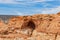 Daytime of the Beautiful Cassidy Arch of Capitol Reef National Park