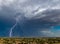 Daytime Lightning over Phoenix Suburbs