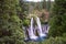 Daytime long exposure of McArthur Burney Falls waterfall in California