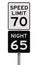 Daytime and Nighttime Speed Limit Signs