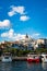 Daytime view of the Galata district in Istanbul, Turkey