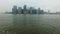 Daytime view of Manhattan island from Hudson river