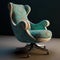 Daz3d Style Office Chair With Historical Reproductions And Mechanical Whimsy