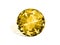 Dazzling diamond yellow on white background