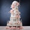 Dazzling Heights: A Multi-tiered Cake Showcase