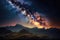 dazzling nebulae and starry skies in dreamlike vision