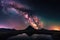 dazzling nebulae and starry skies in dreamlike vision