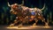 Dazzling radiance highlights the invincible Bitcoin bull\\\'s demeanor