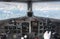 DC3 cockpit inflight dashboard view