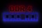 DDR4 is presented in the form of neon