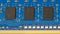 Ddr4 ram printed circuit and memory micro chips close up detail,Tech pc components