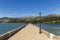 The De Bosset Bridge in Argostoli city on Kefalonia island