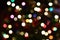 De-focused, sparked, artistic Christmas lights background.