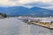 De Havilland Beaver sea planes docked at Harbour Airport at Coal