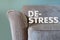 De-Stress 3d Words Couch Mind Body Unwinding