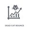 Dead cat bounce icon from Dead cat bounce collection.