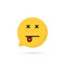 Dead emoji speech bubble logo