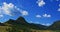 Dead Indian Pass - Clouds floating by - between Cody and Yellowstone National Park in Wyoming