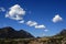 Dead Indian Pass - Clouds floating by - between Cody and Yellowstone National Park in Wyoming