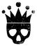 Dead King Grunge Icon Symbol