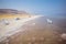 Dead Sea beach near Ein Gedi in Israel