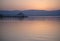 Dead sea. Israel salt Ein Gedi sunrise