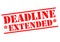 DEADLINE EXTENDED